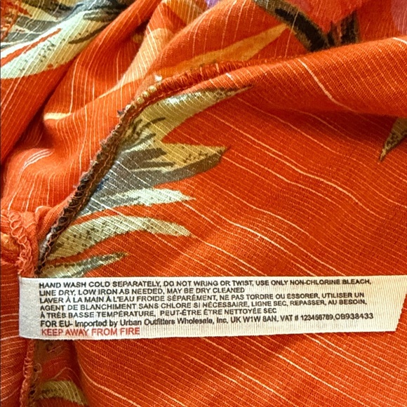 Free People - Read My Palm Kimono in Terracotta - size XS - Picture 9 of 9